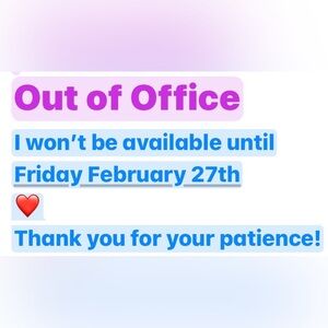 Out of Office until 2/28/2026